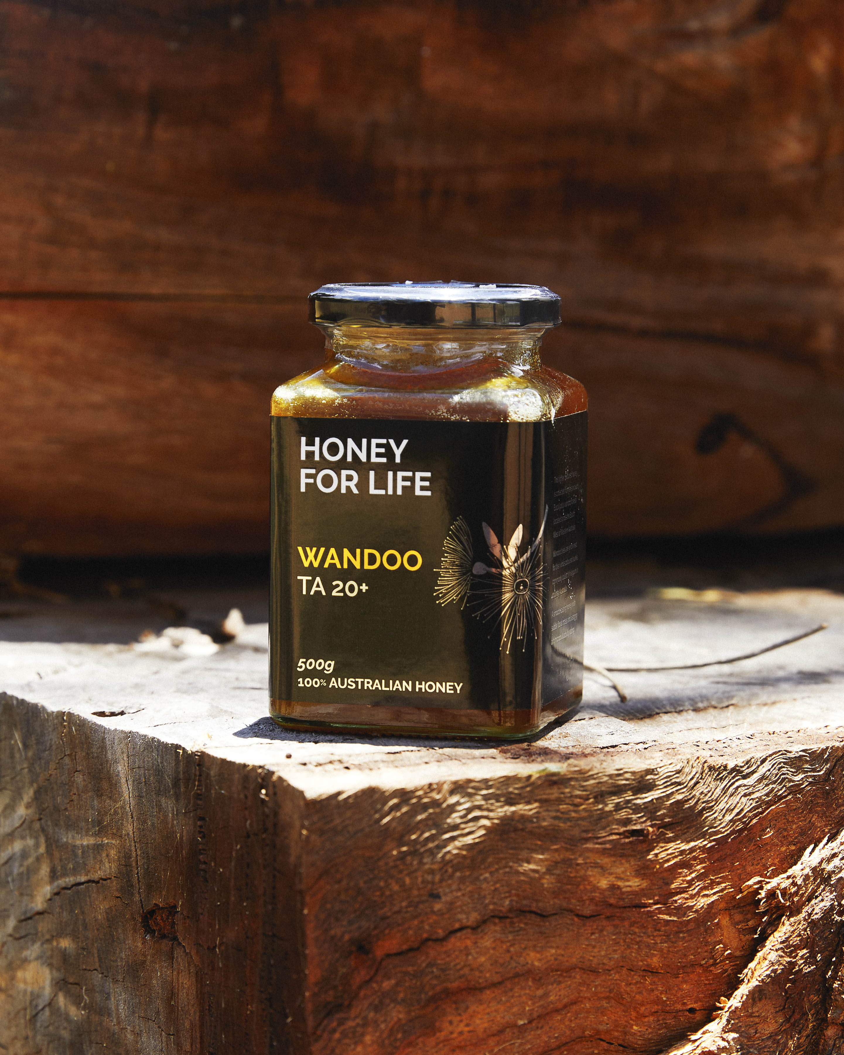 Very Active TA20+ Wandoo Honey | Honey for Life Organic & Raw