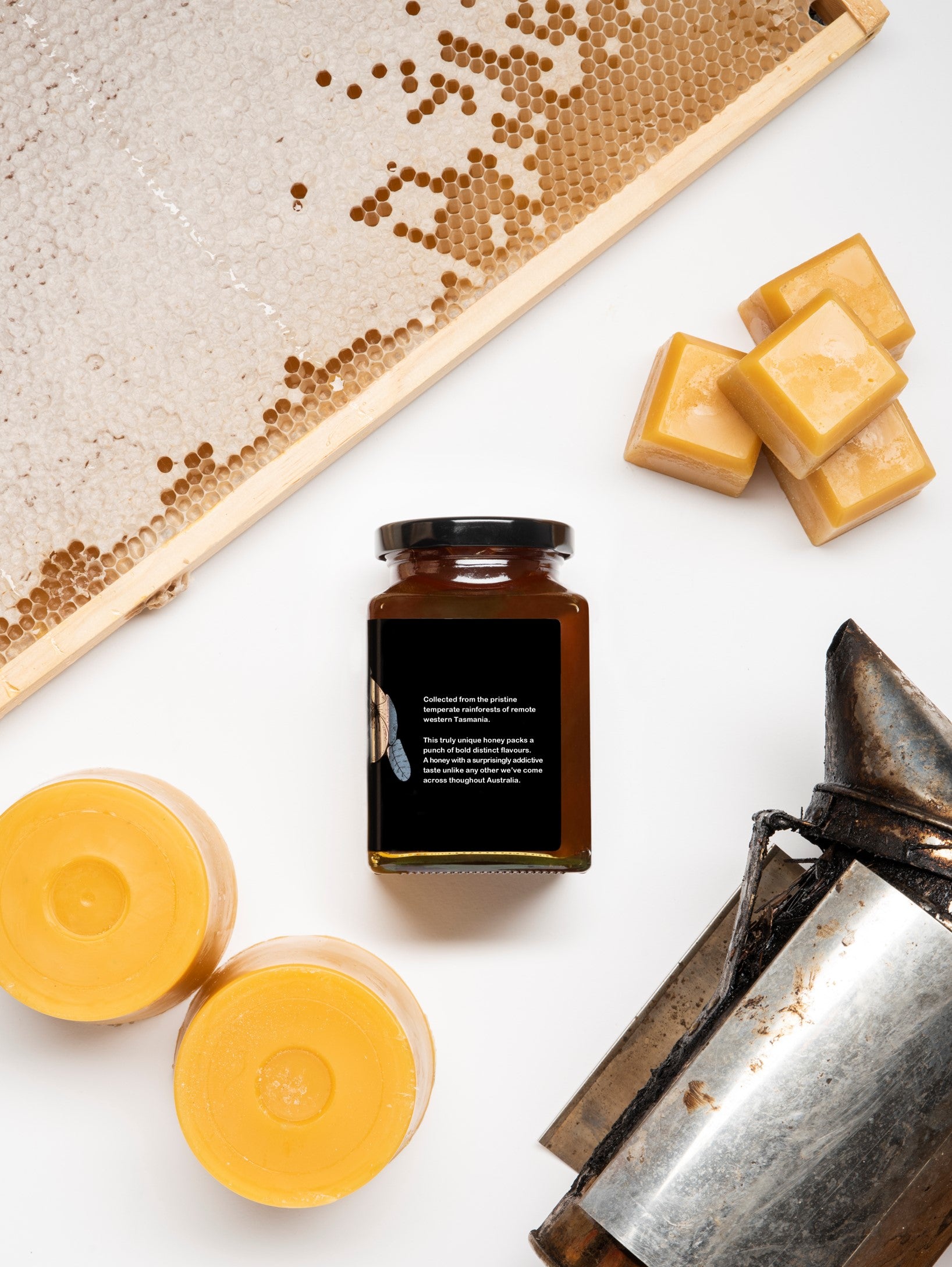 Australioan LEATHERWOOD HONEY Collected from the wild western side of Tasmania