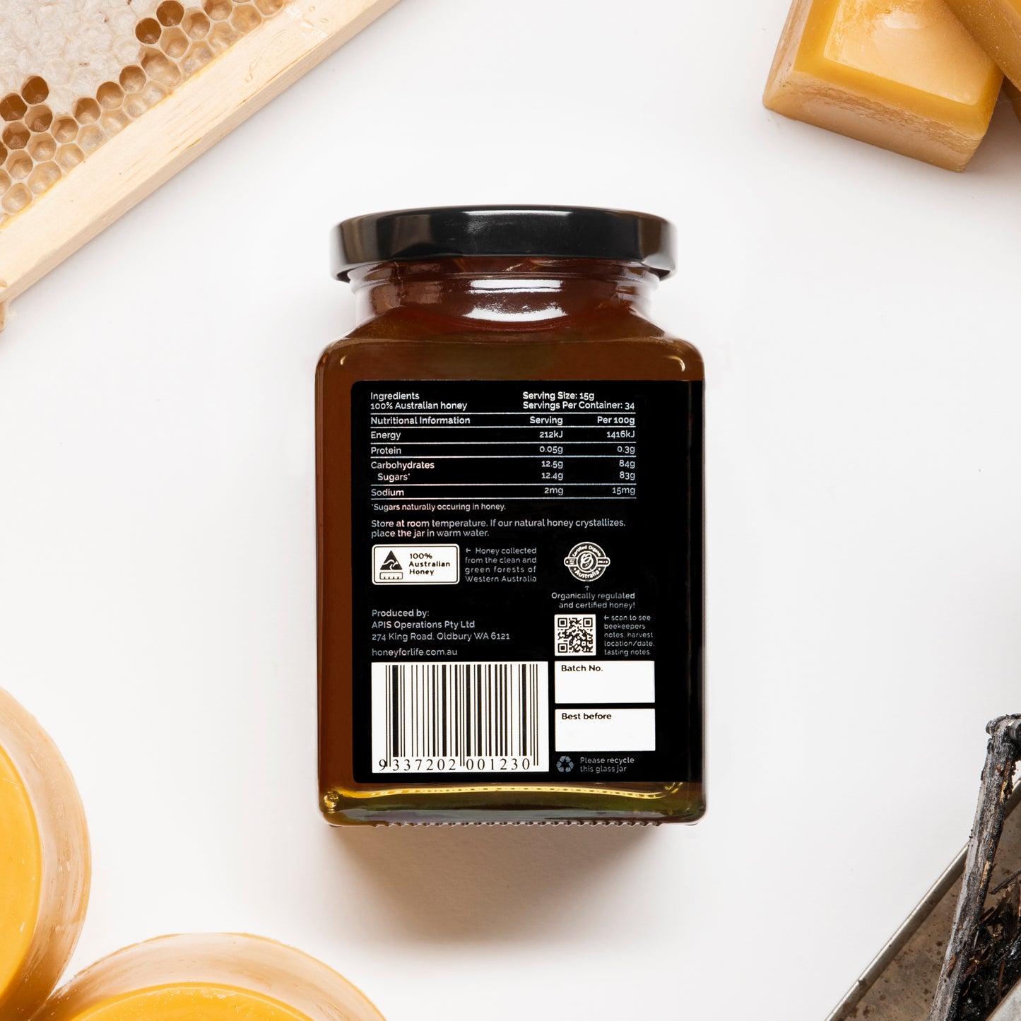 ORGANIC JARRAH HONEY TA35+