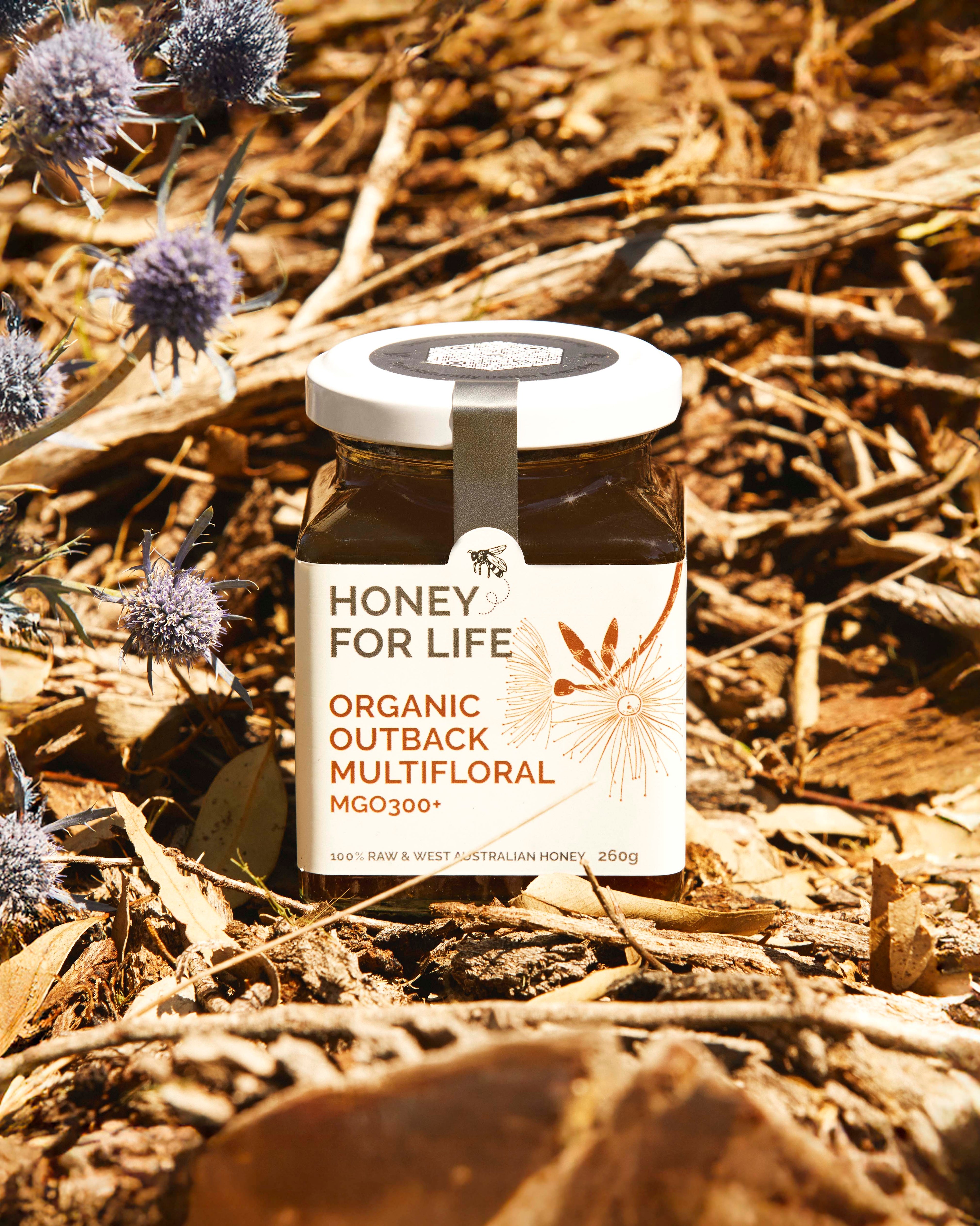 OUTBACK ORGANIC HONEY MGO300+