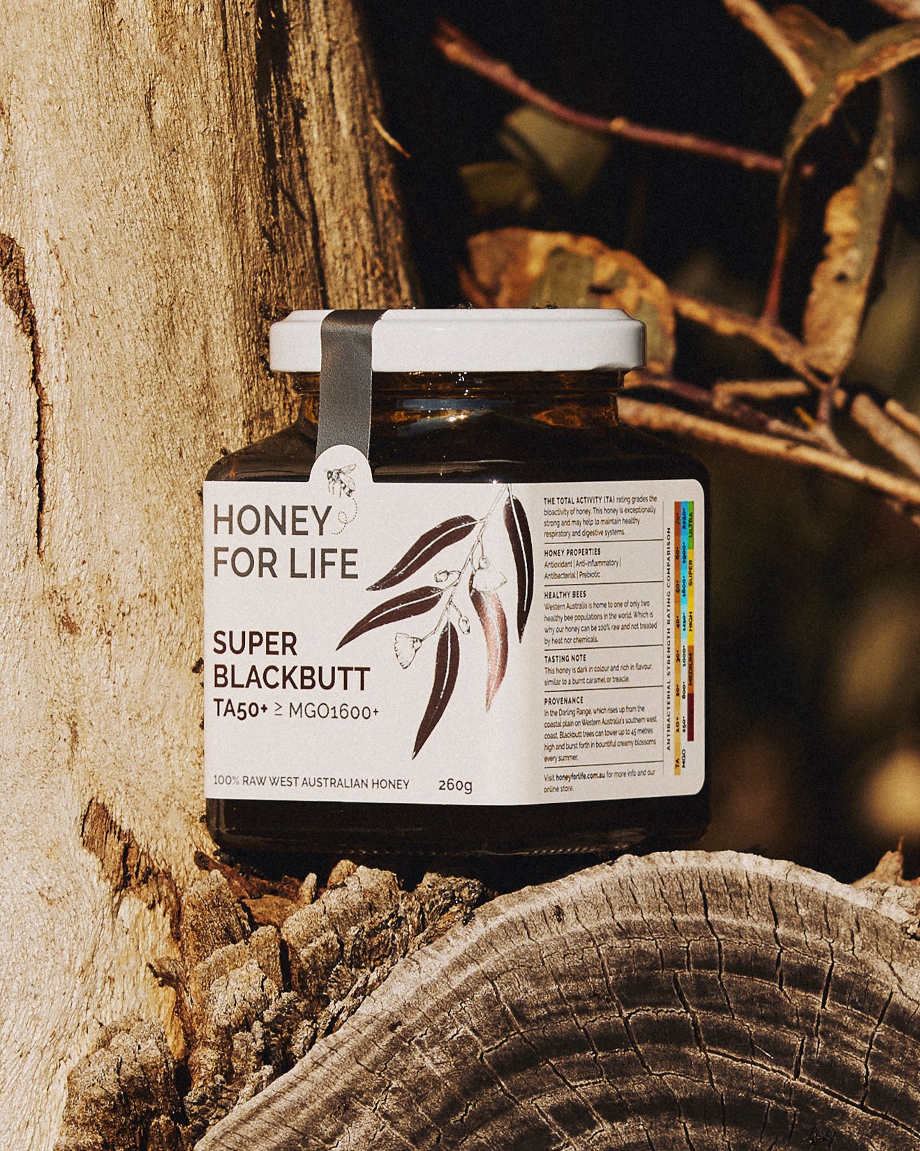 その他 HONEY FOR LIFE BLACKBUTT 260g ブラックバット Blackbutt 260g【HFL】 | MARIPOSA organic store｜高