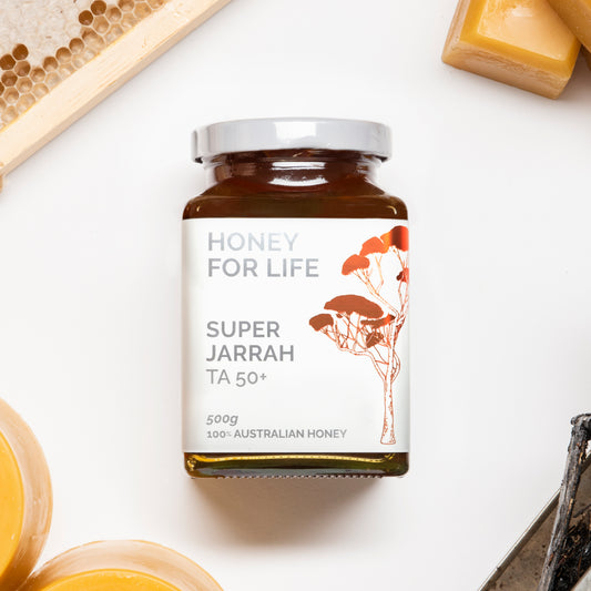 Super Jarrah Honey is Super because of its remarkably high Total Activity rating 