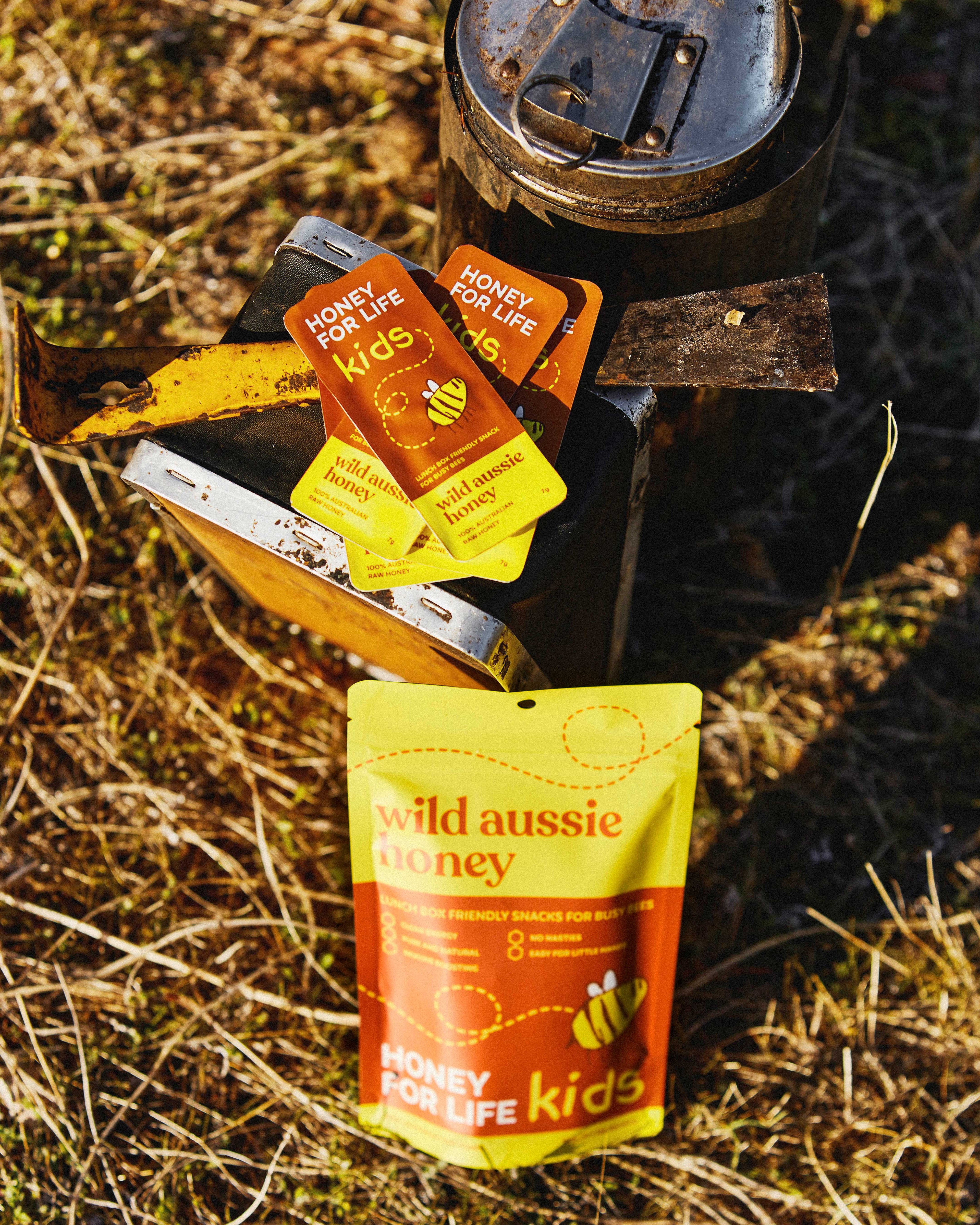 Honey For Life Kids - Wild Aussie Honey Snaps (TA 10+)