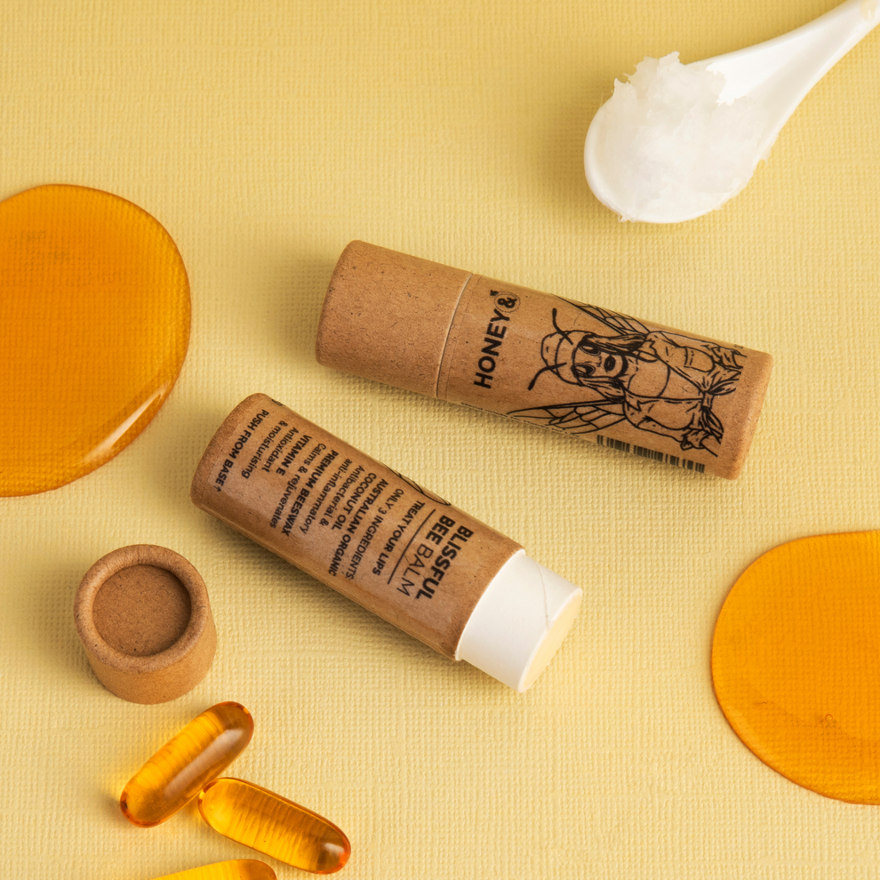 BEEautiful Balms Pure Beeswax, Coconut Oil & Vitamin E