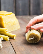 We have beautiful beeswax candles & also a range of beeswax body and lip balms.